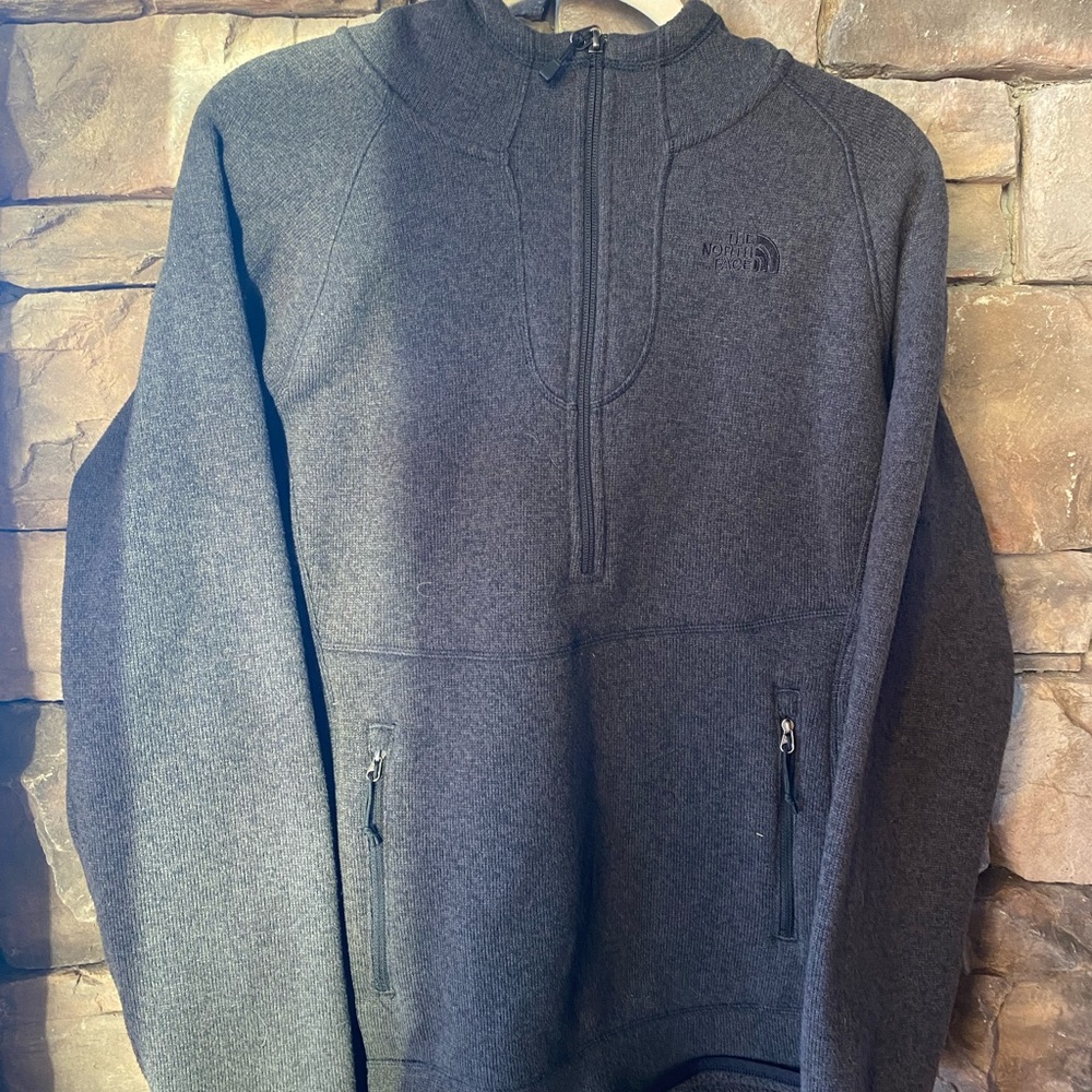 North face sweatshirt/jacket- neck zip